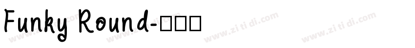 Funky Round字体转换
